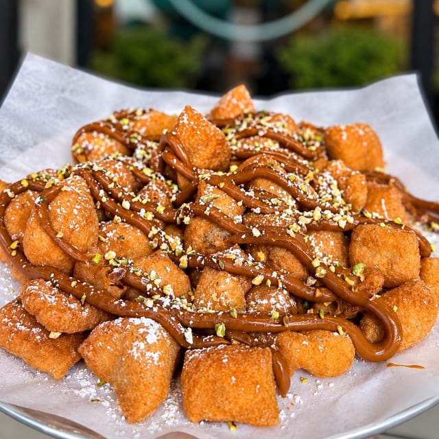 Funnel Cake Bites.