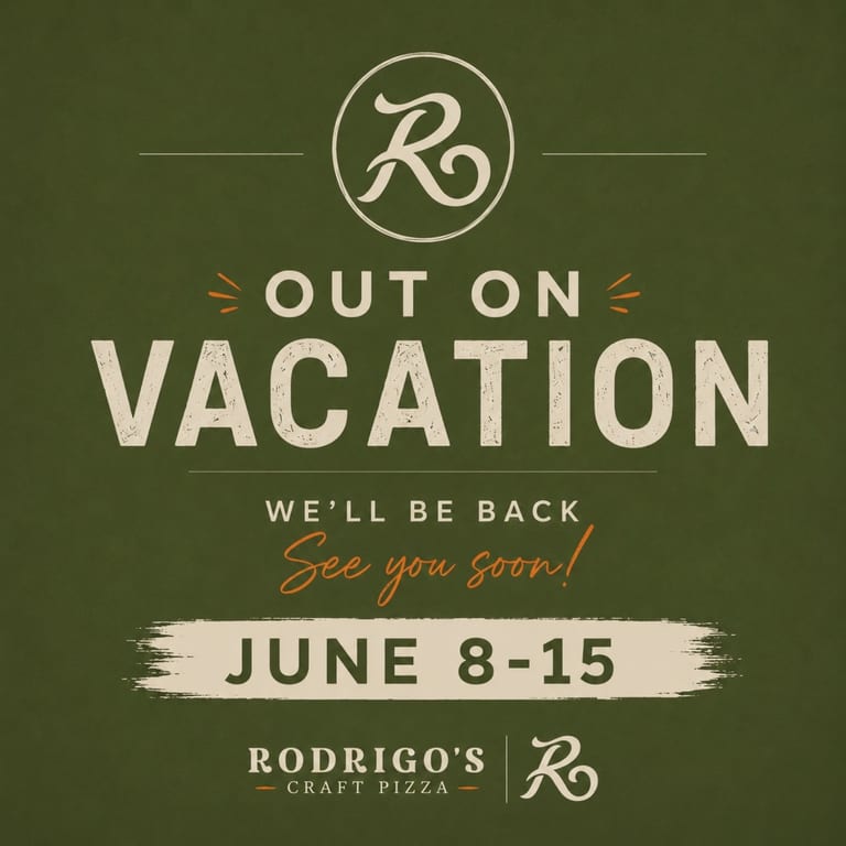We’re taking a short family vacation.